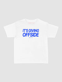 it's giving offside baby tee - In Print We Trust