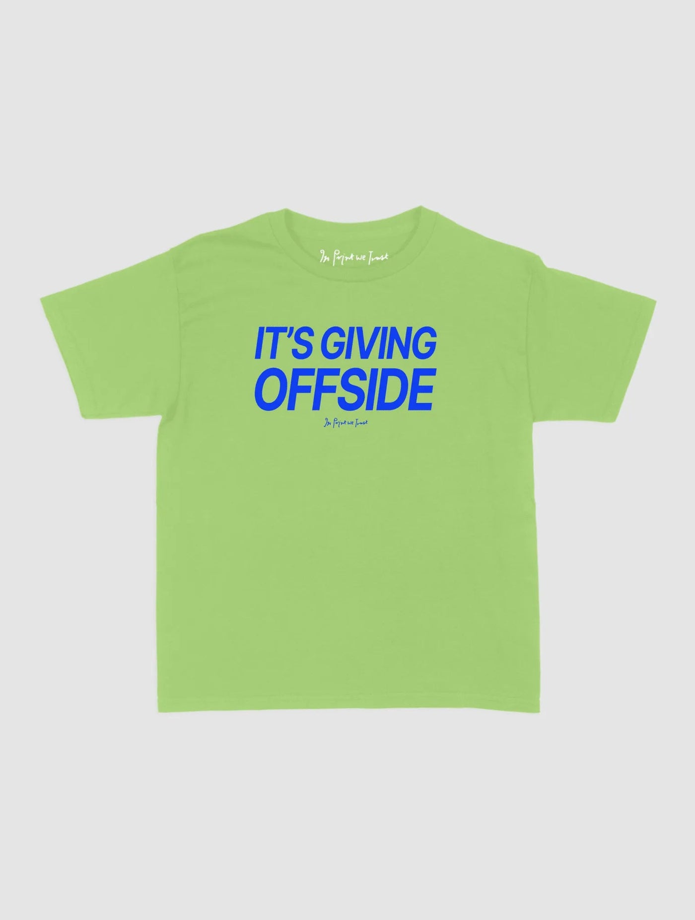 it's giving offside baby tee - In Print We Trust