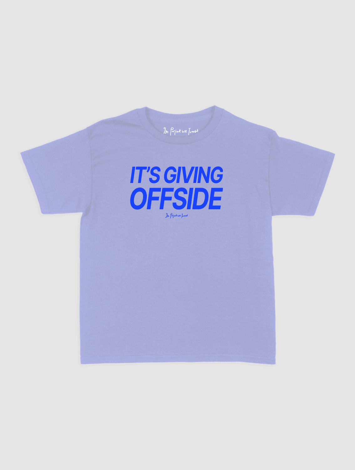 it's giving offside baby tee - In Print We Trust