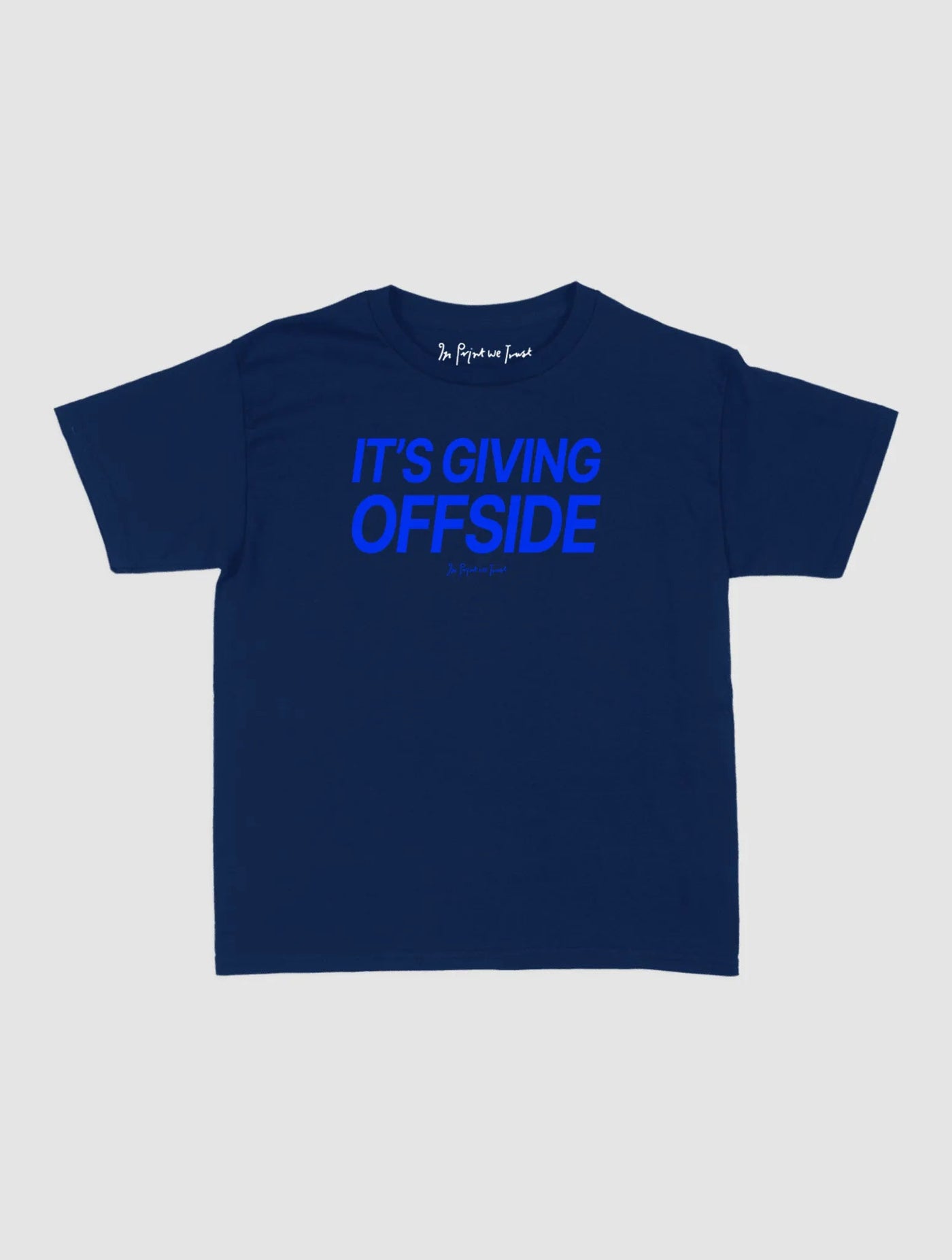 it's giving offside baby tee - In Print We Trust