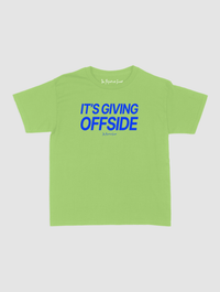 it's giving offside baby tee - In Print We Trust