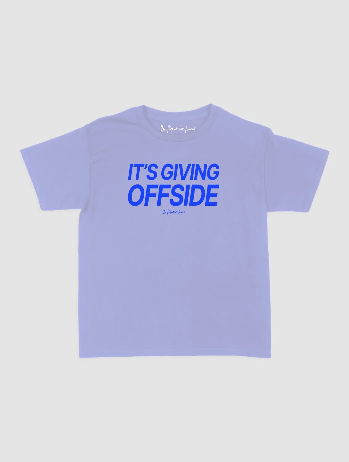 it's giving offside baby tee - In Print We Trust