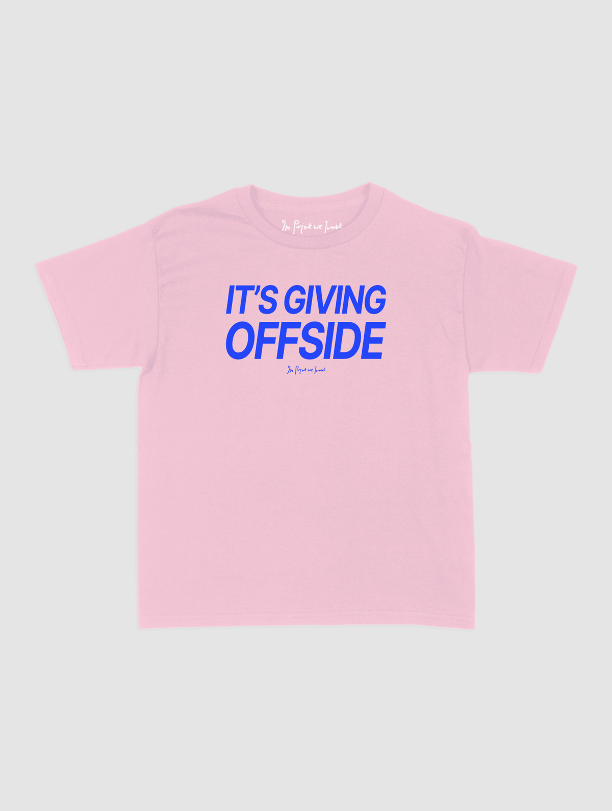 it's giving offside baby tee - In Print We Trust