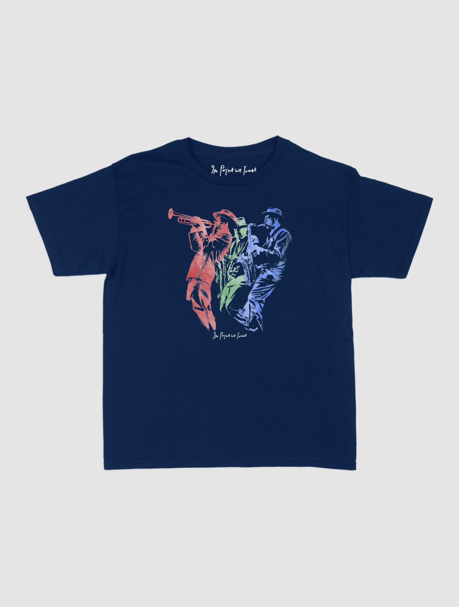 jazz band baby tee - In Print We Trust