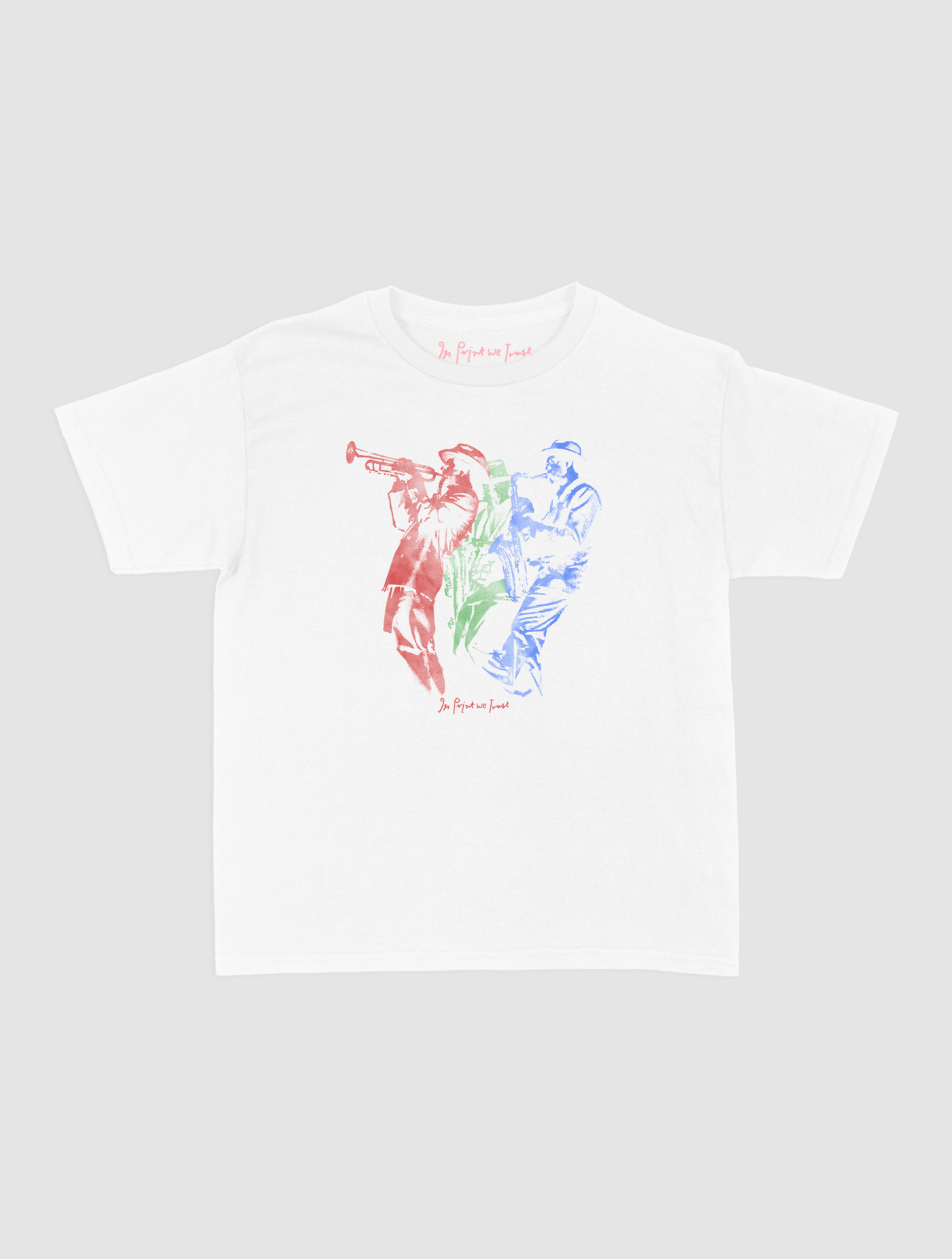 jazz band baby tee - In Print We Trust