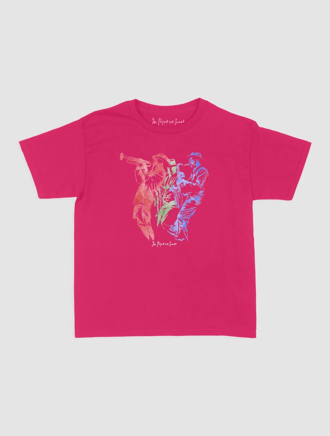jazz band baby tee - In Print We Trust
