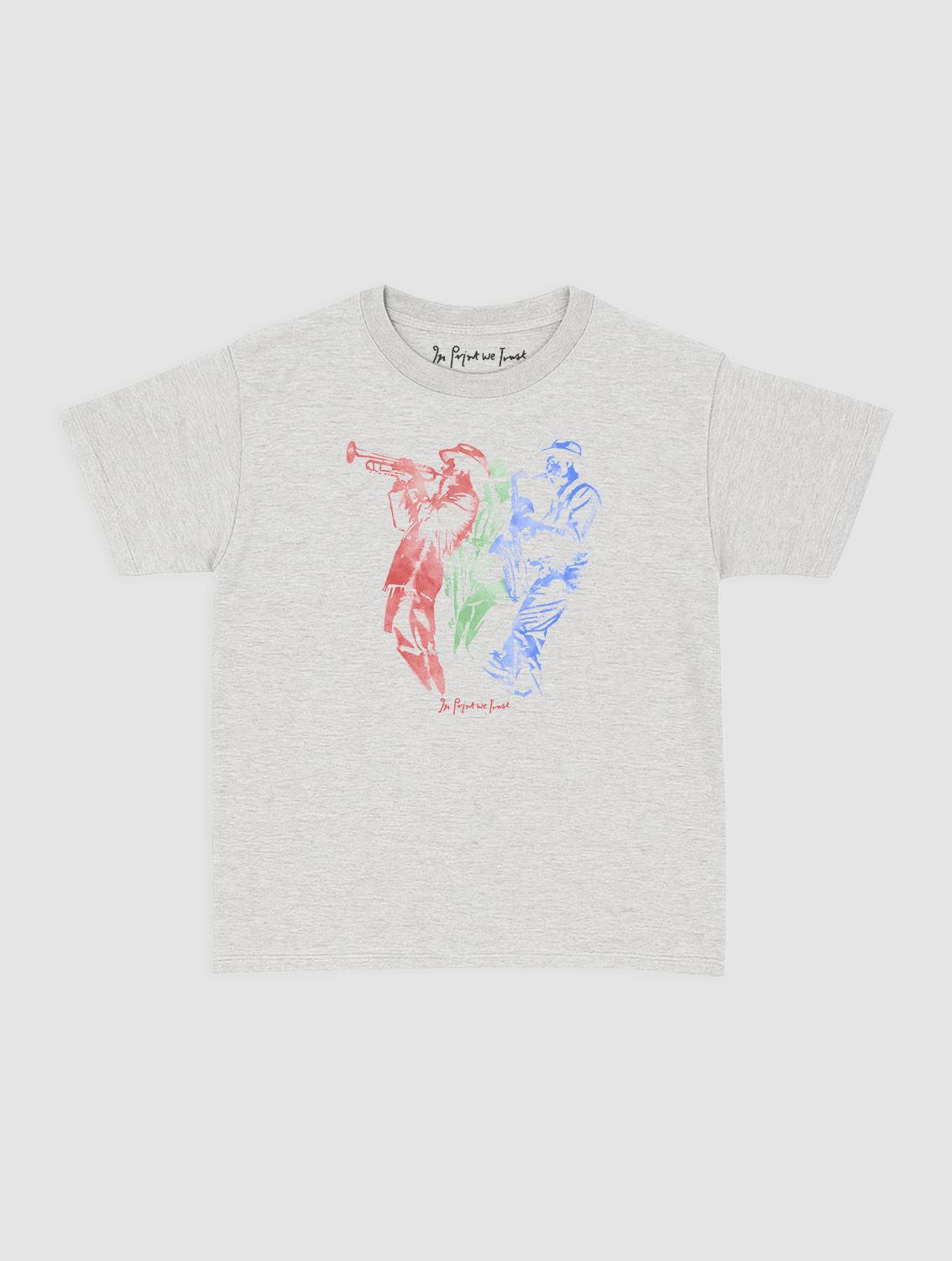 jazz band baby tee - In Print We Trust