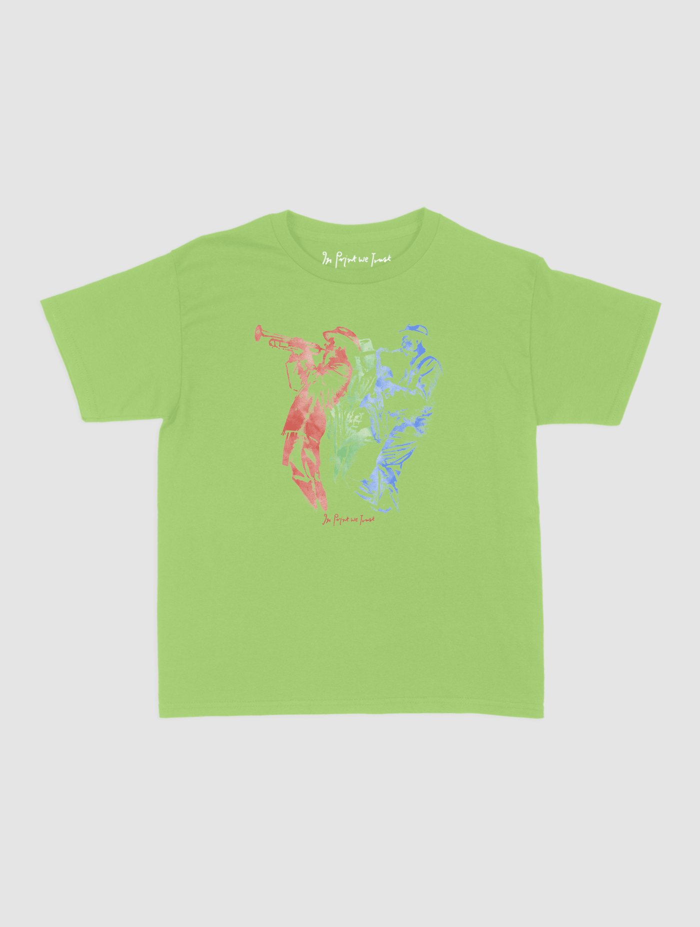 jazz band baby tee - In Print We Trust