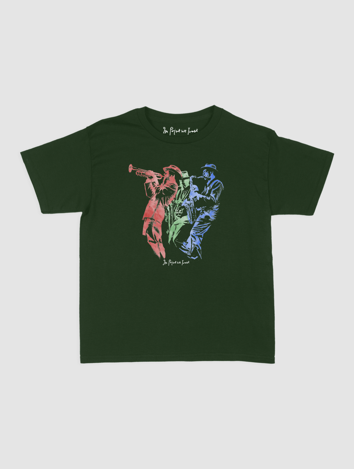 jazz band baby tee - In Print We Trust