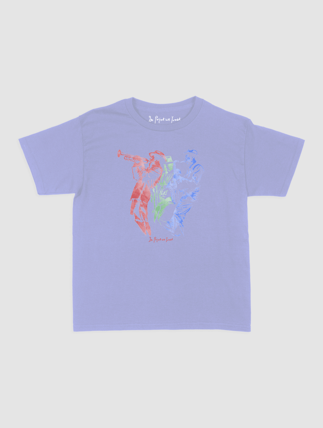 jazz band baby tee - In Print We Trust