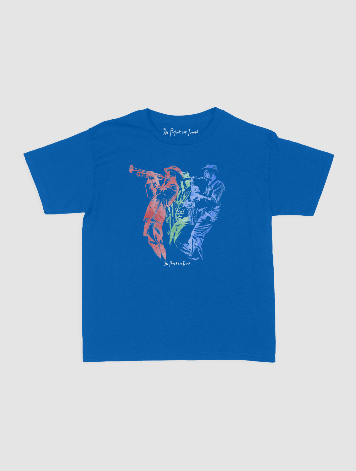 jazz band baby tee - In Print We Trust