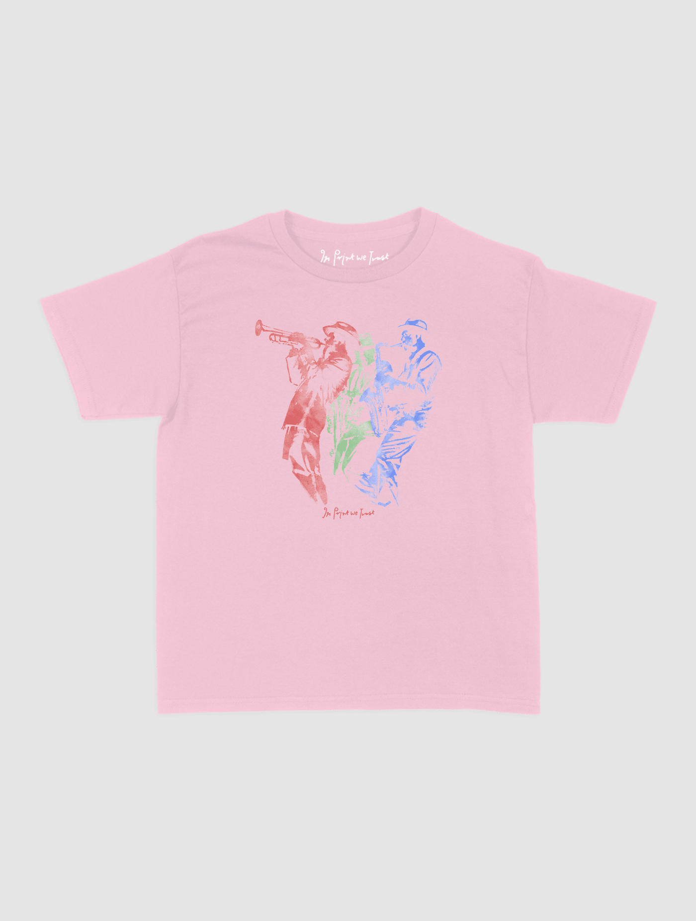 jazz band baby tee - In Print We Trust