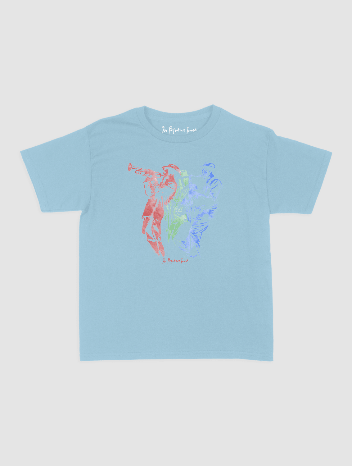 jazz band baby tee - In Print We Trust