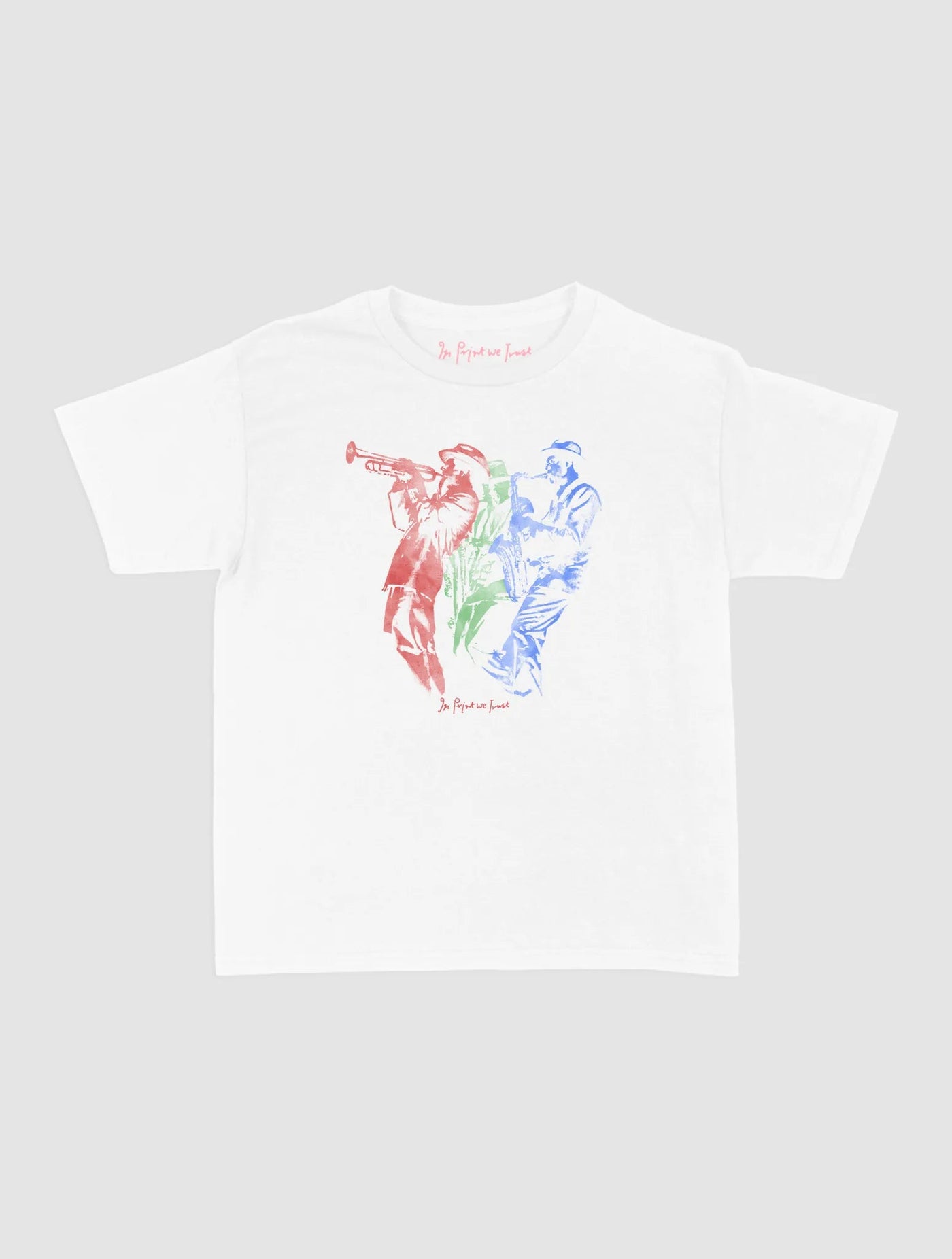 jazz band baby tee - In Print We Trust