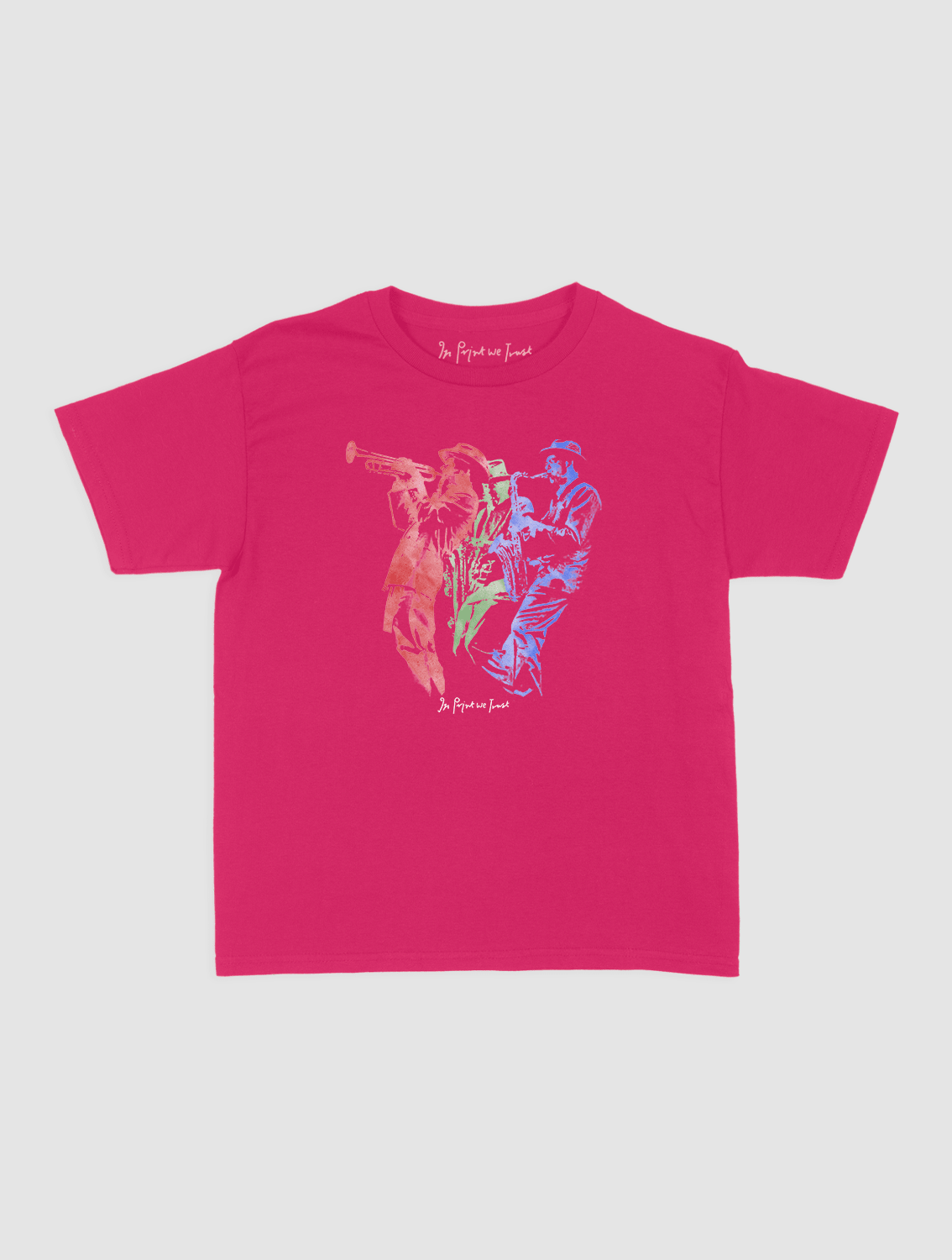 jazz band baby tee - In Print We Trust