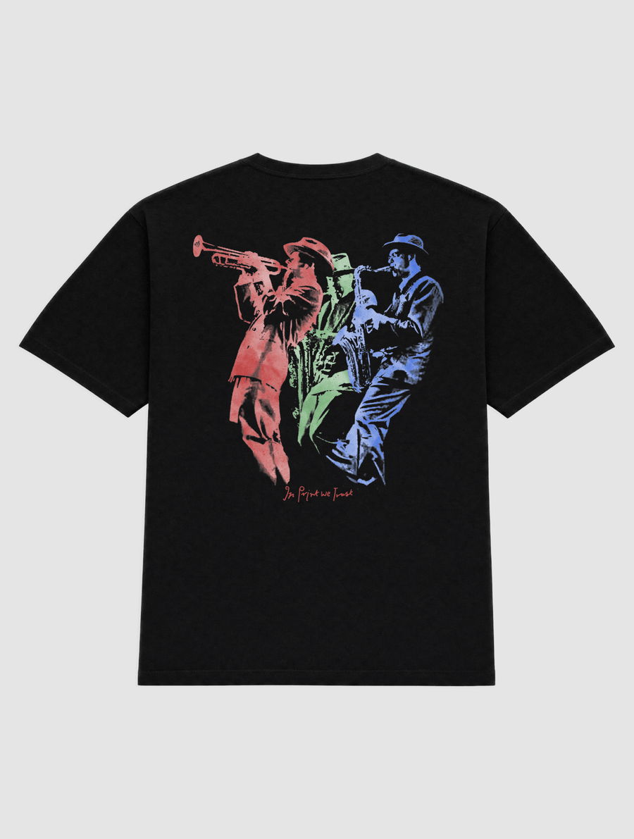 jazz band heavyweight tee - In Print We Trust