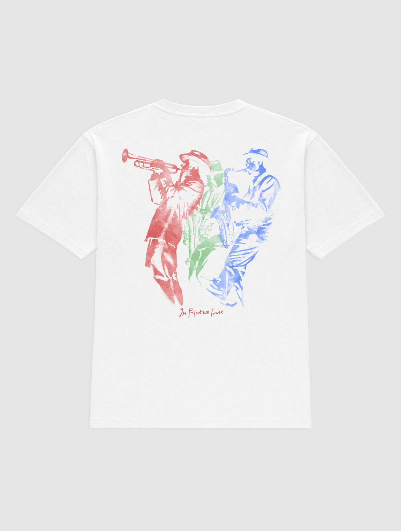 jazz band heavyweight tee - In Print We Trust