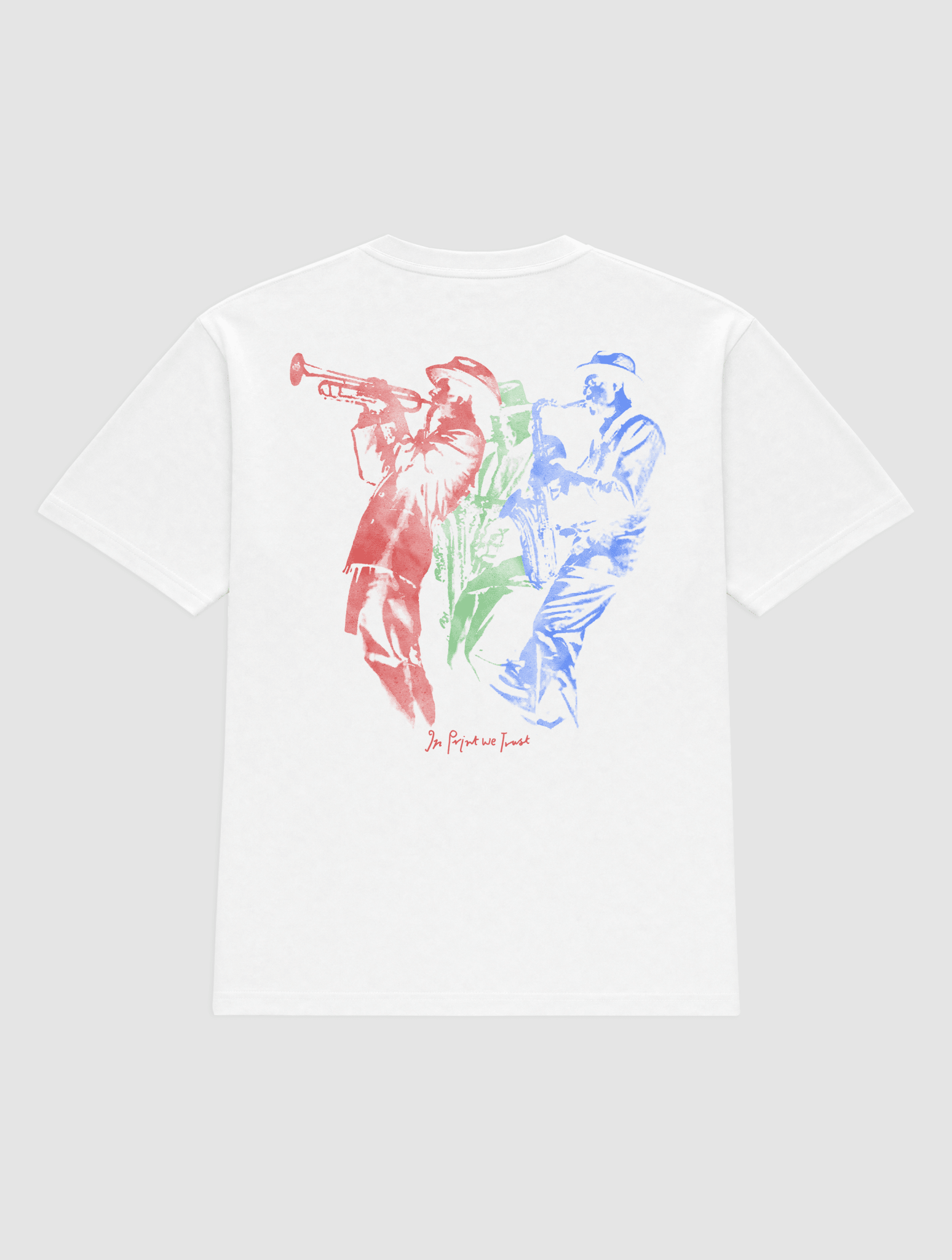 jazz band heavyweight tee - In Print We Trust