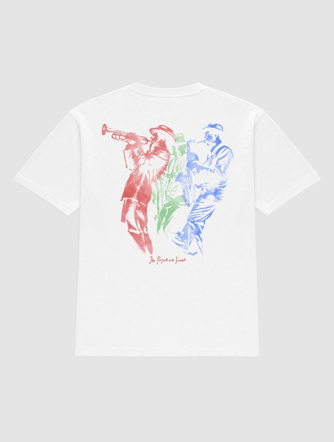 jazz band heavyweight tee - In Print We Trust
