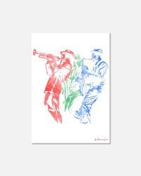 jazz band print - In Print We Trust