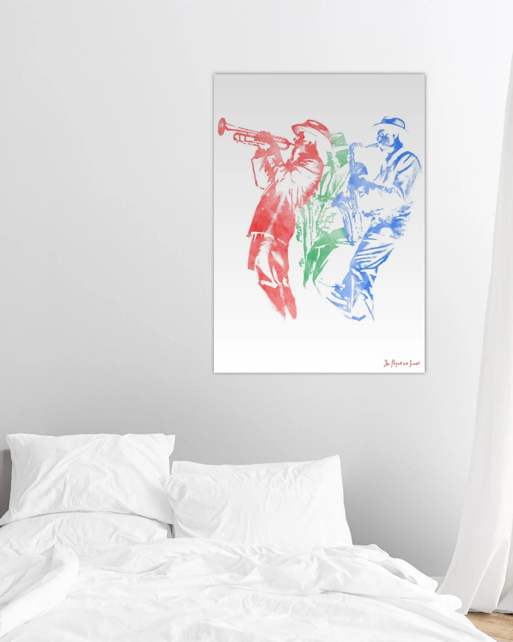 jazz band print - In Print We Trust