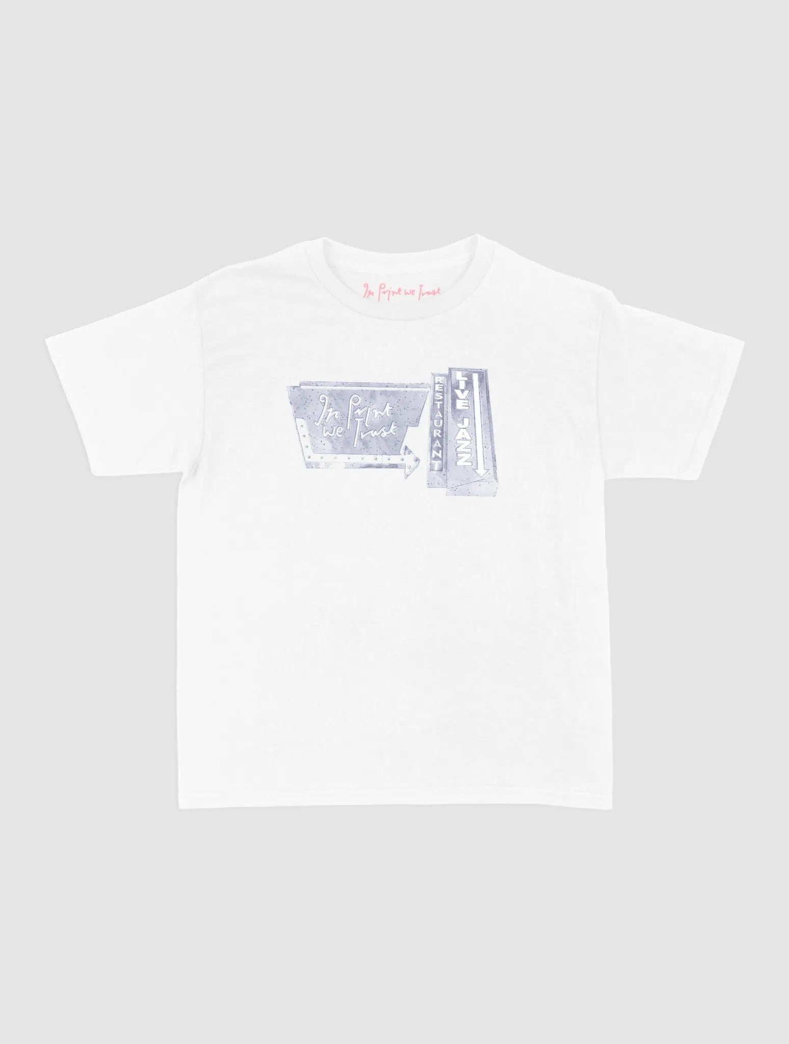 jazz club baby tee - In Print We Trust