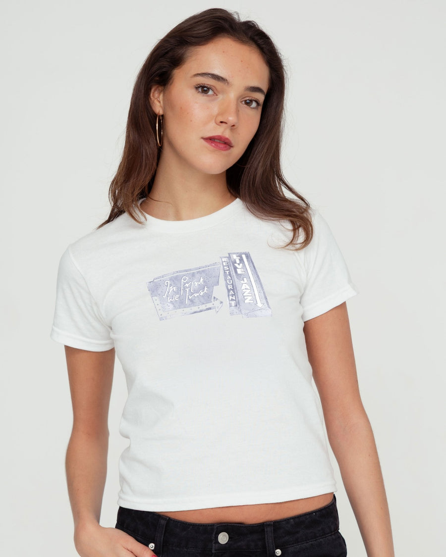 jazz club baby tee - In Print We Trust