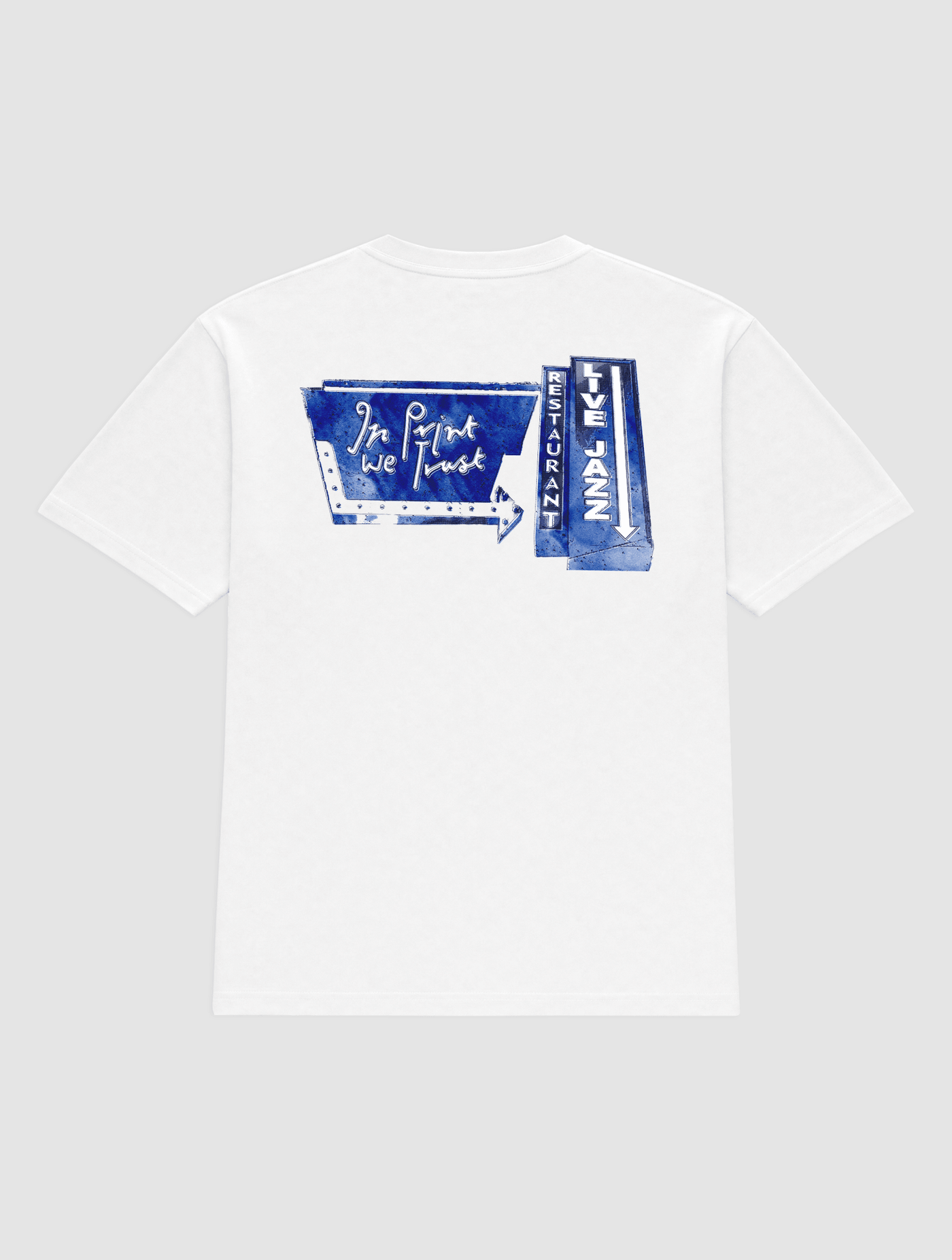 jazz club heavyweight tee - In Print We Trust