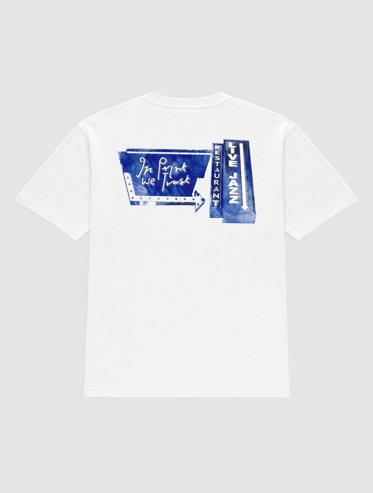 jazz club heavyweight tee - In Print We Trust