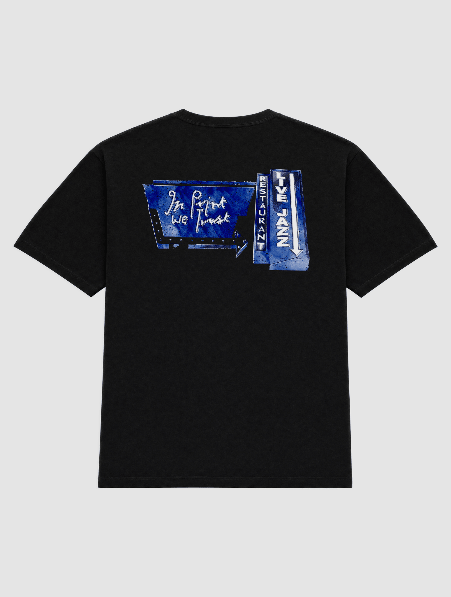 jazz club heavyweight tee - In Print We Trust