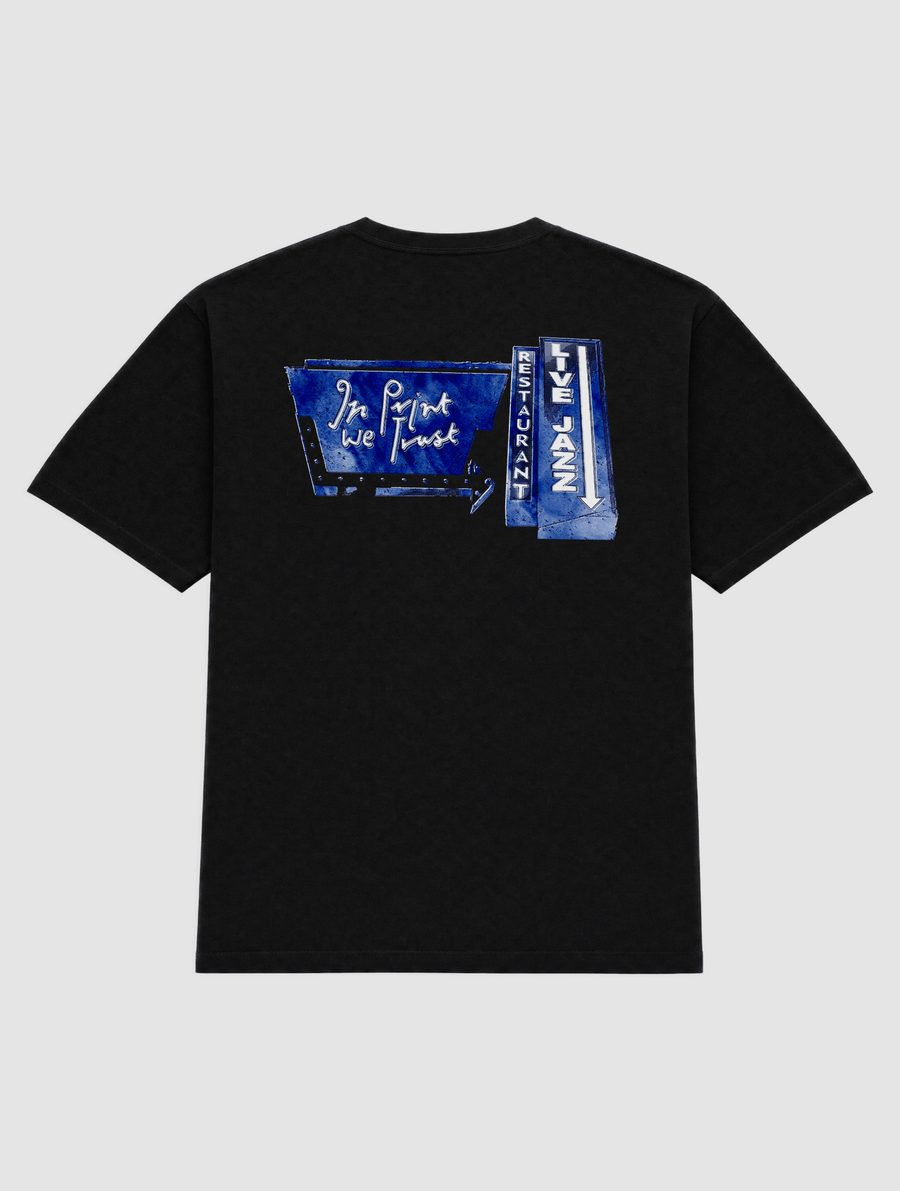 jazz club heavyweight tee - In Print We Trust