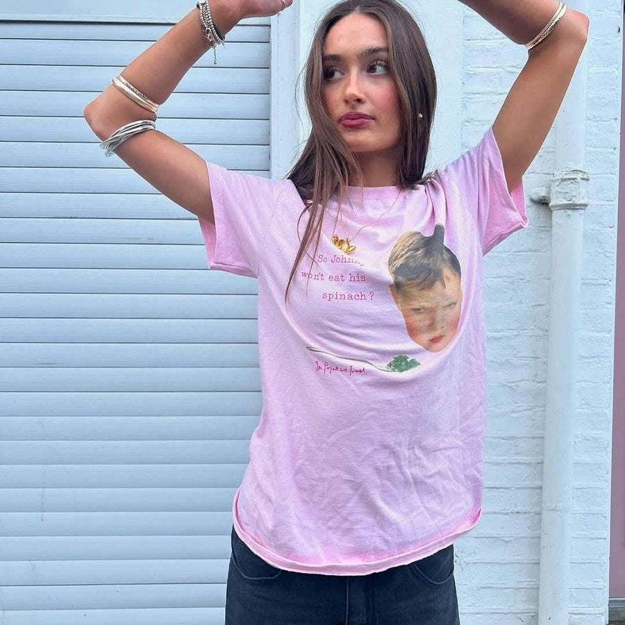 johnny baby tee - In Print We Trust