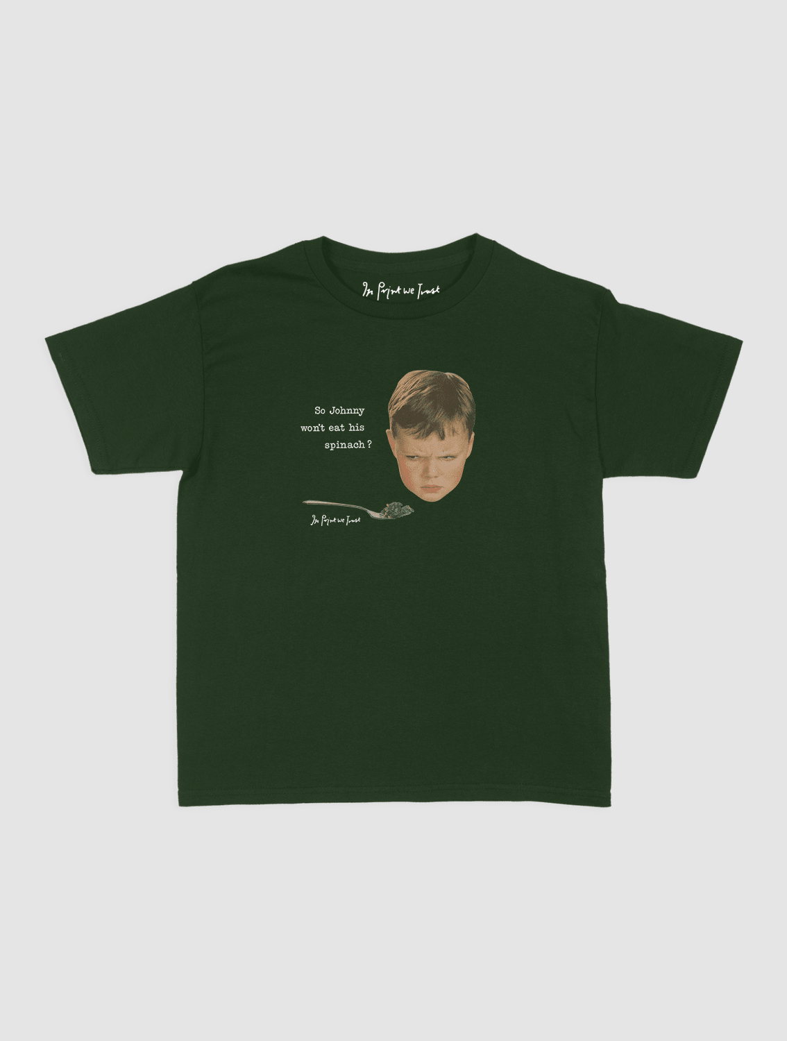 johnny baby tee - In Print We Trust