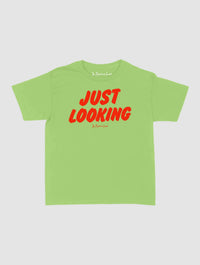 just looking baby tee - In Print We Trust