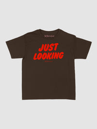 just looking baby tee - In Print We Trust