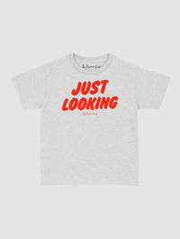 just looking baby tee - In Print We Trust