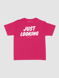 just looking baby tee - In Print We Trust