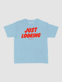 just looking baby tee - In Print We Trust