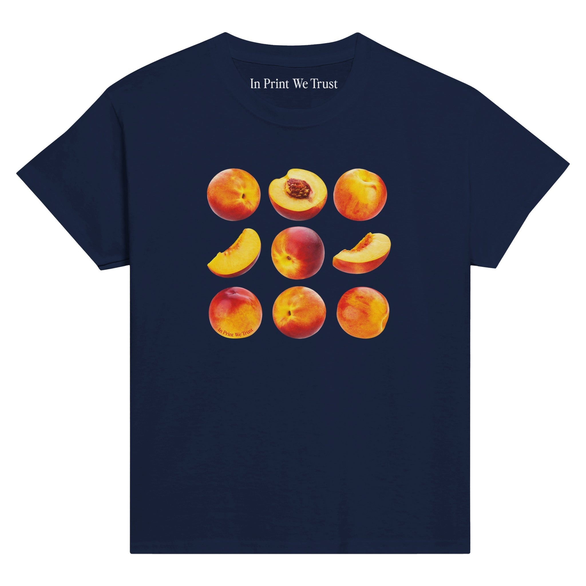 'Just Peachy' baby tee - In Print We Trust