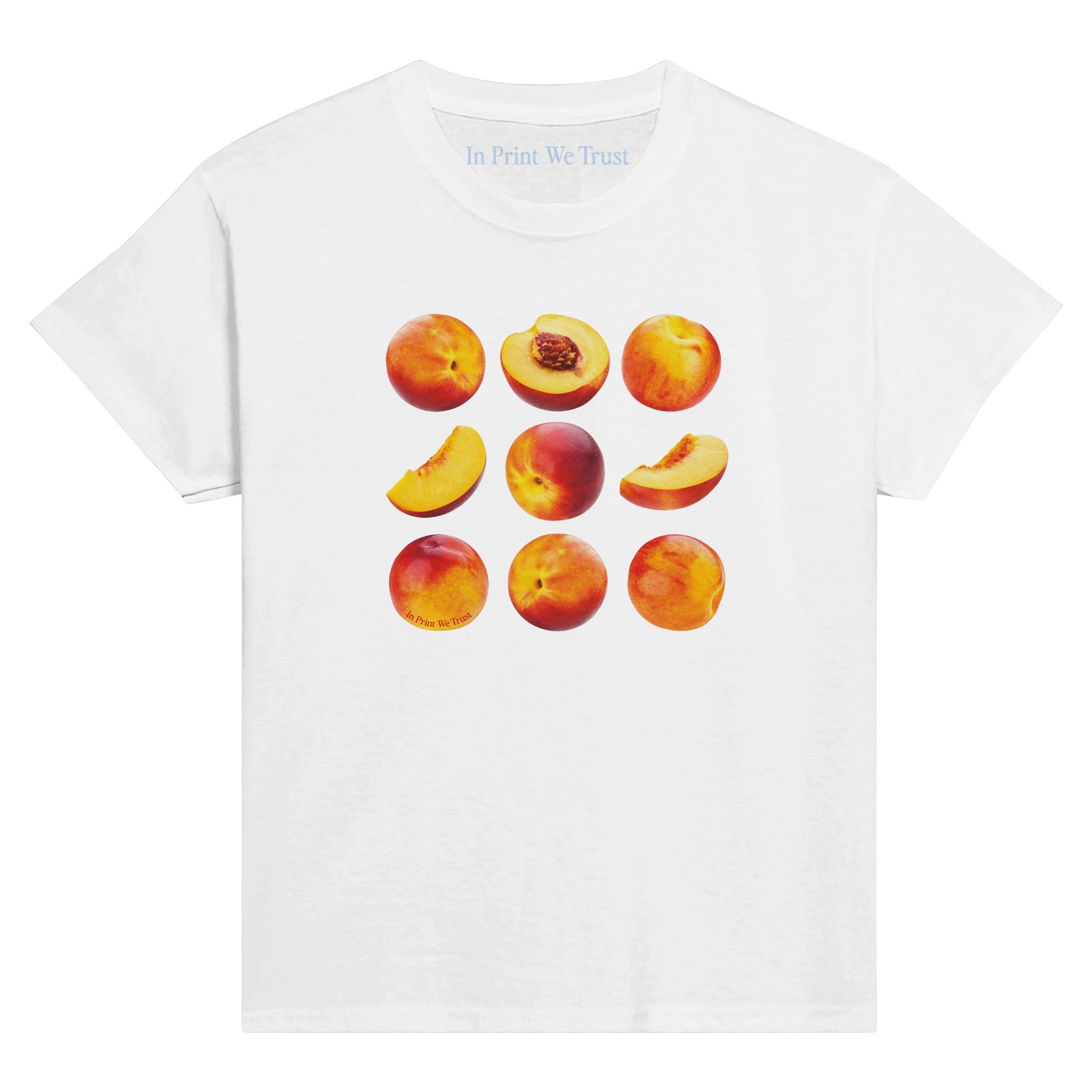 'Just Peachy' baby tee - In Print We Trust