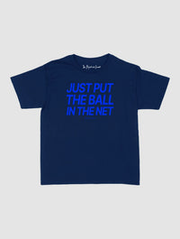 just put the ball in the net baby tee - In Print We Trust