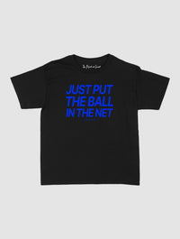 just put the ball in the net baby tee - In Print We Trust