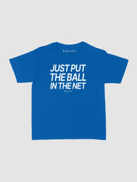 just put the ball in the net baby tee - In Print We Trust
