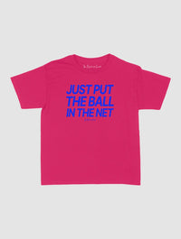 just put the ball in the net baby tee - In Print We Trust
