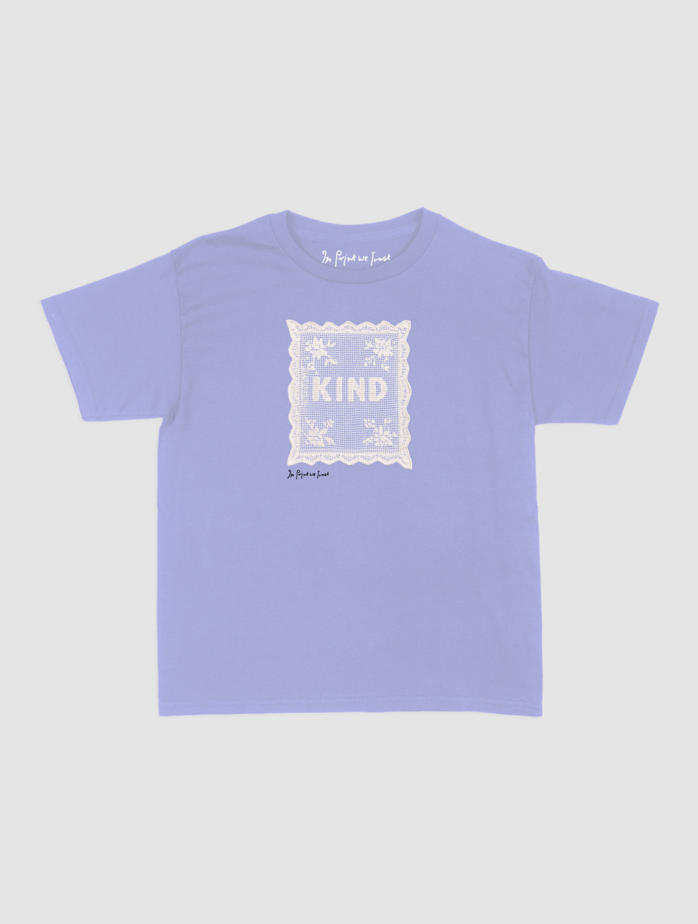 kind crochet baby tee - In Print We Trust