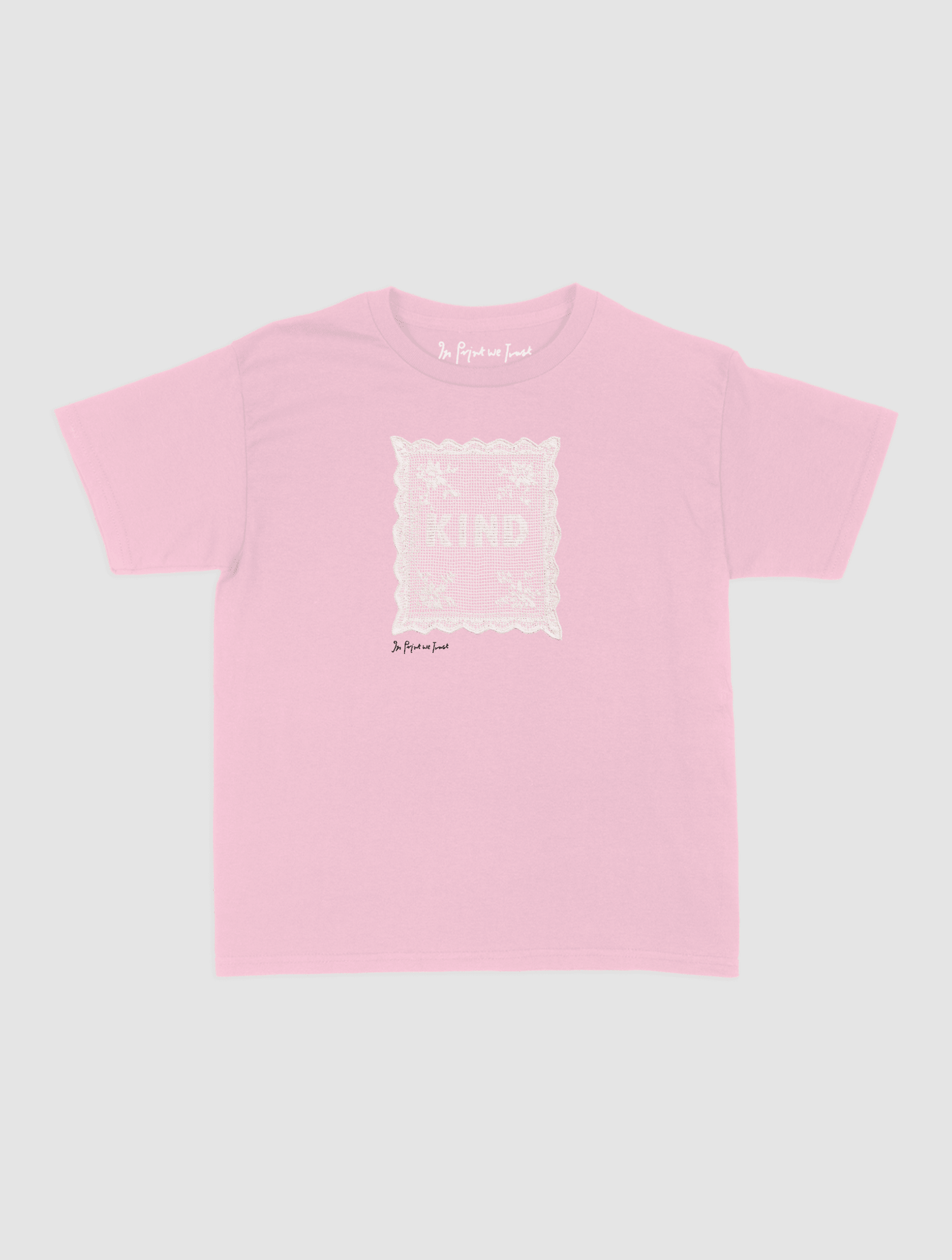 kind crochet baby tee - In Print We Trust
