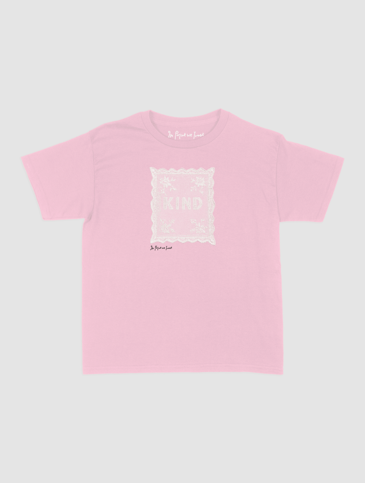 kind crochet baby tee - In Print We Trust