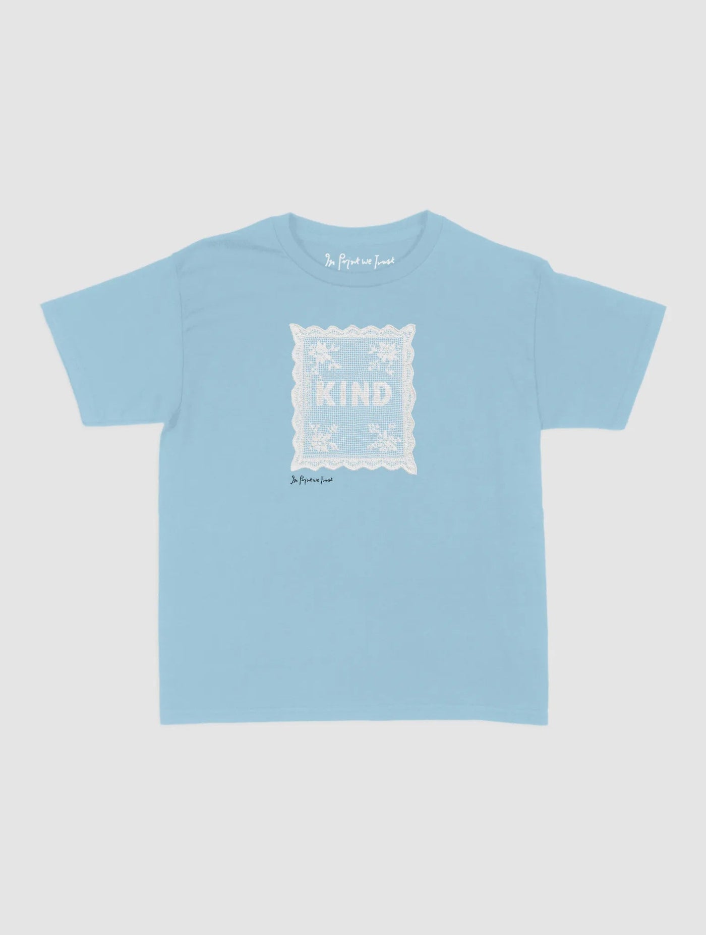 kind crochet baby tee - In Print We Trust