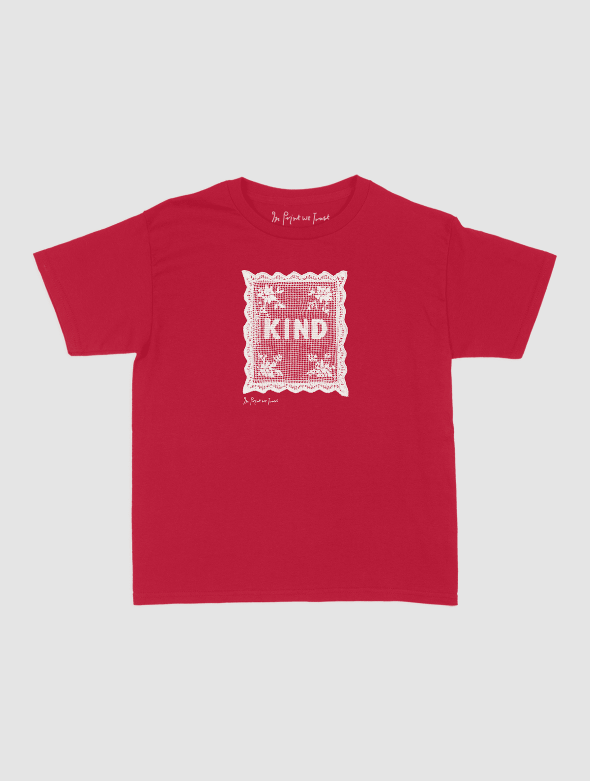 kind crochet baby tee - In Print We Trust