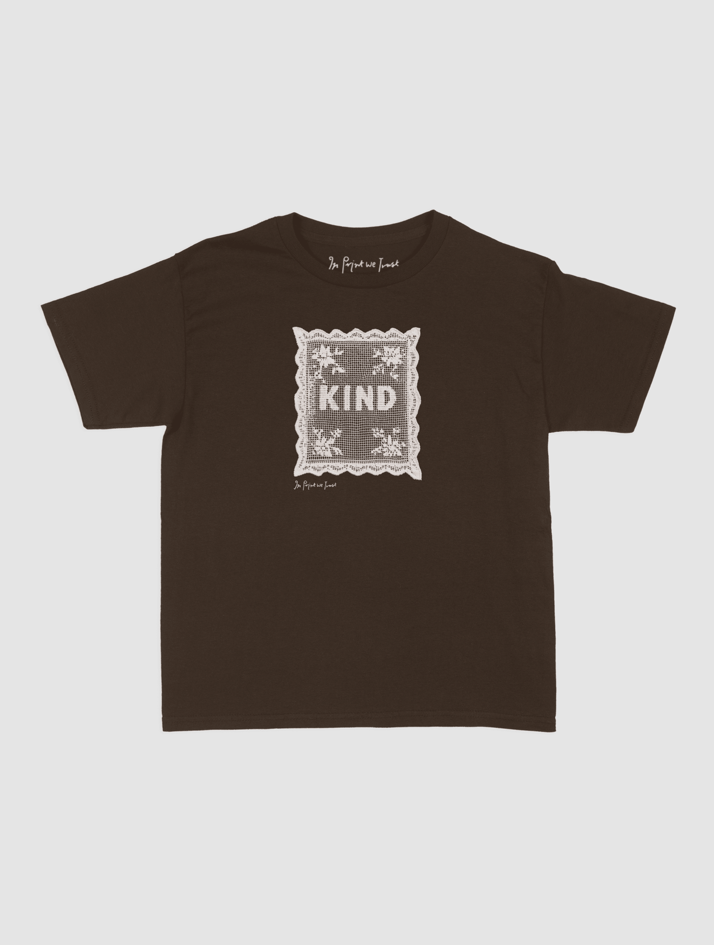 kind crochet baby tee - In Print We Trust